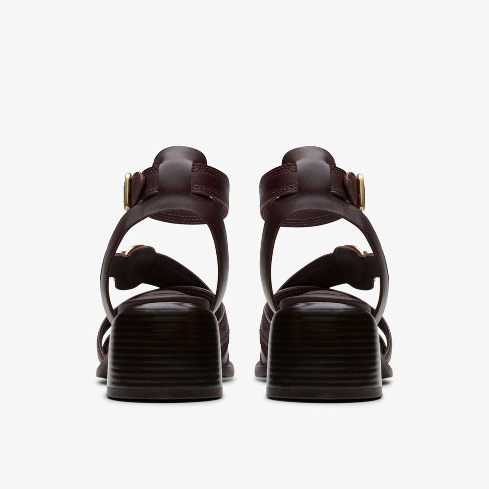 Morwyn Strap Wine Leather | Clarks Sale - Women