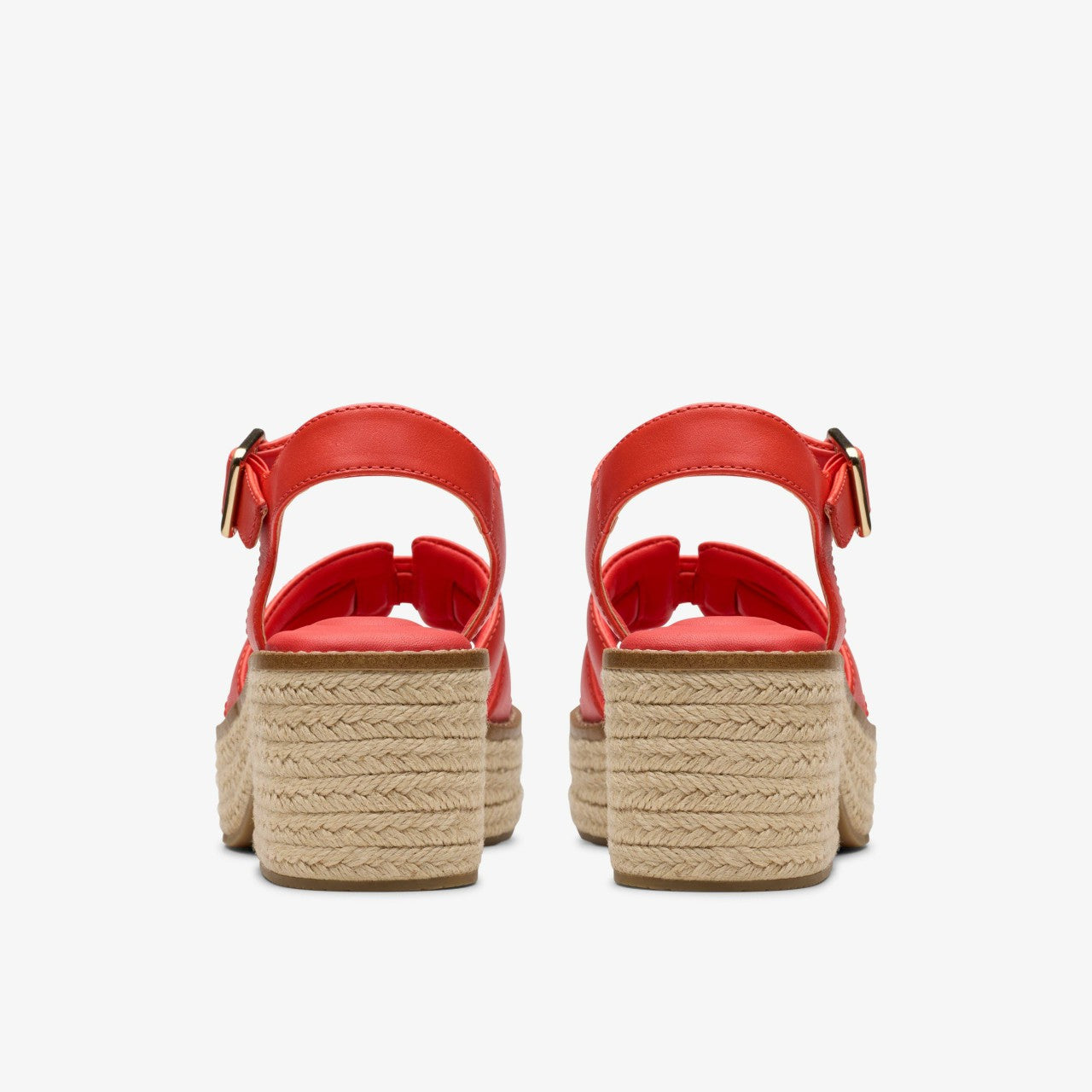 Coledale Strap Bright Red Leather | Clarks for sale - Women