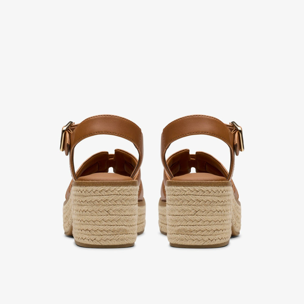 Coledale Strap Tan Leather | Clarks Sale - Women