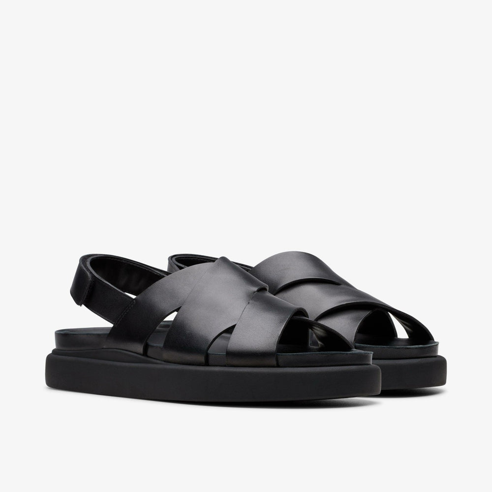 Aristella Sun Black Leather | Clarks for sale - Women