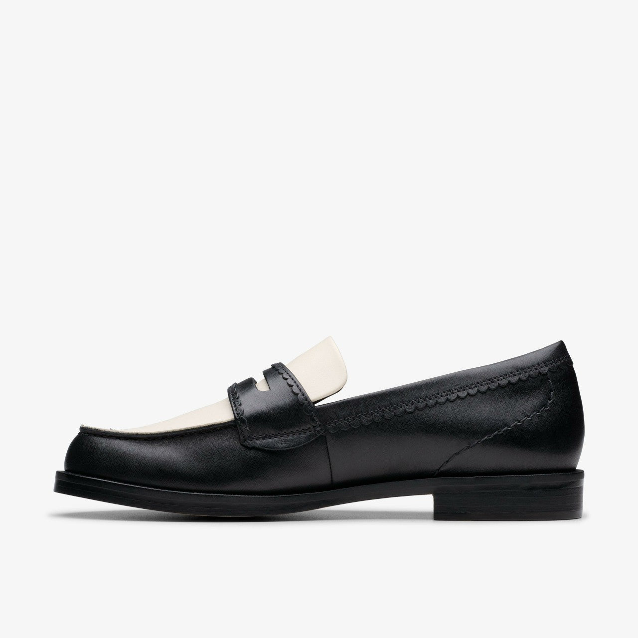 Straven Edge Black Combination Leather | Clarks discount - Women