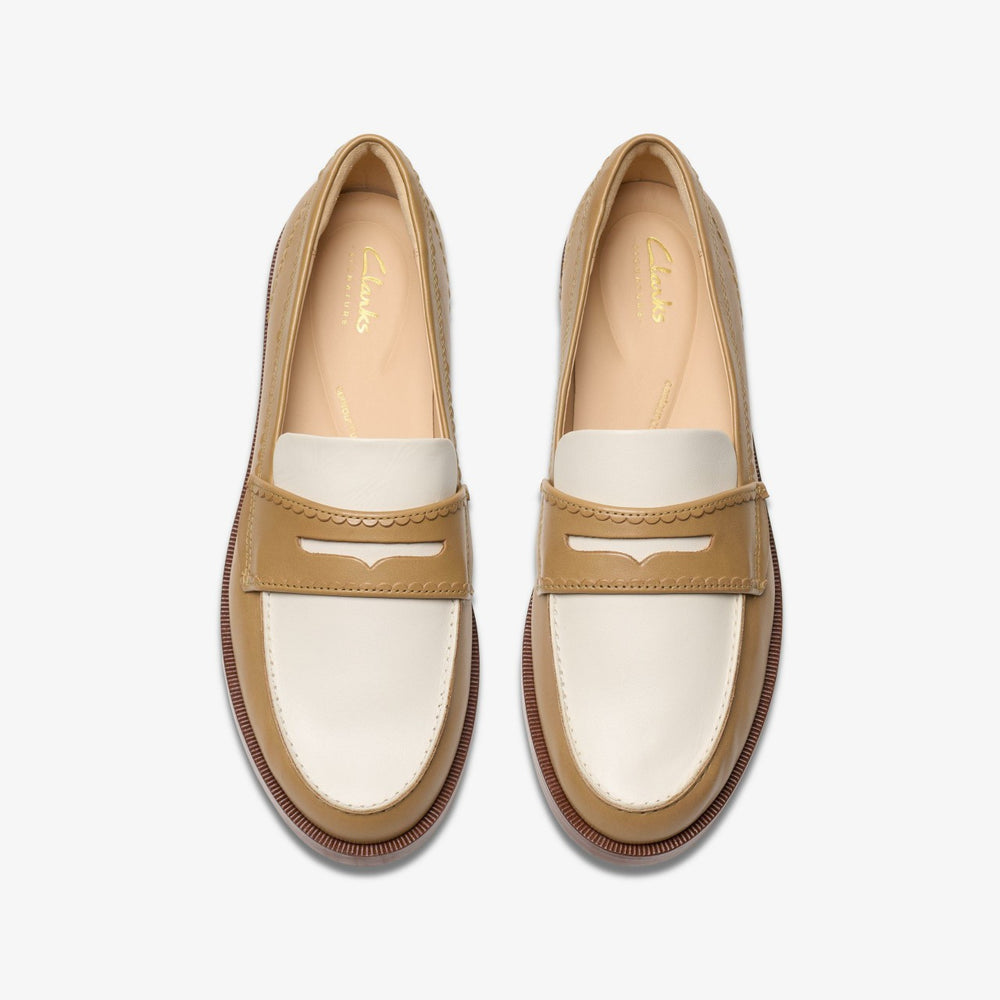 Straven Edge Light Tan Combination | Clarks online - Women