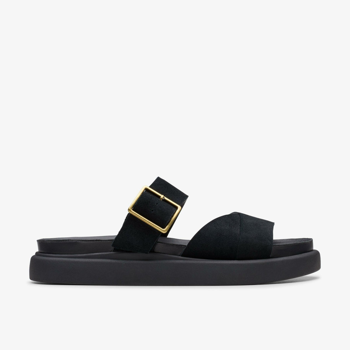 Aristella Mule Black Suede | Clarks discount - Women