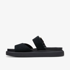 Aristella Mule Black Suede | Clarks discount - Women