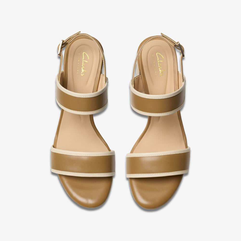 Ezoria Sling Light Tan Combination | Clarks outlet - Women