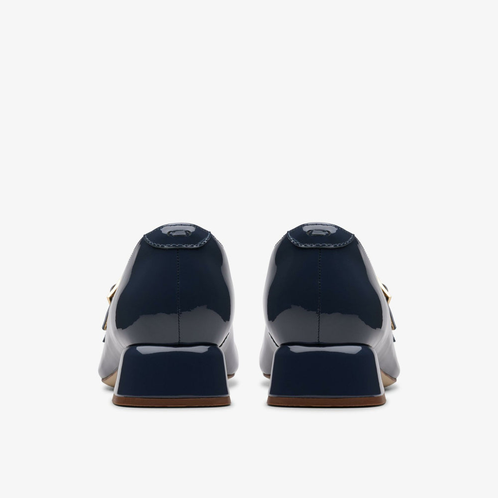 Daiss 30 Shine Navy Patent | Clarks outlet - Women