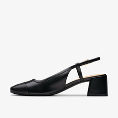 Nyta 45 Sling Black Combination Leather | Clarks online - Women