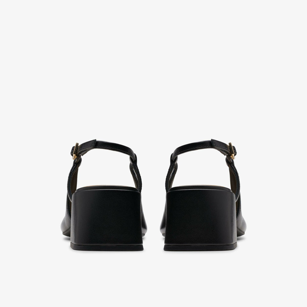 Nyta 45 Sling Black Combination Leather | Clarks online - Women