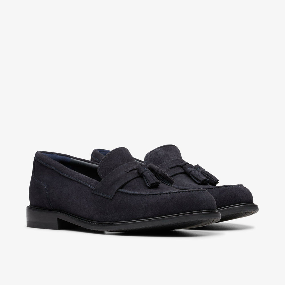 Craft Arlo Step Navy Suede | Clarks on Sale - Men