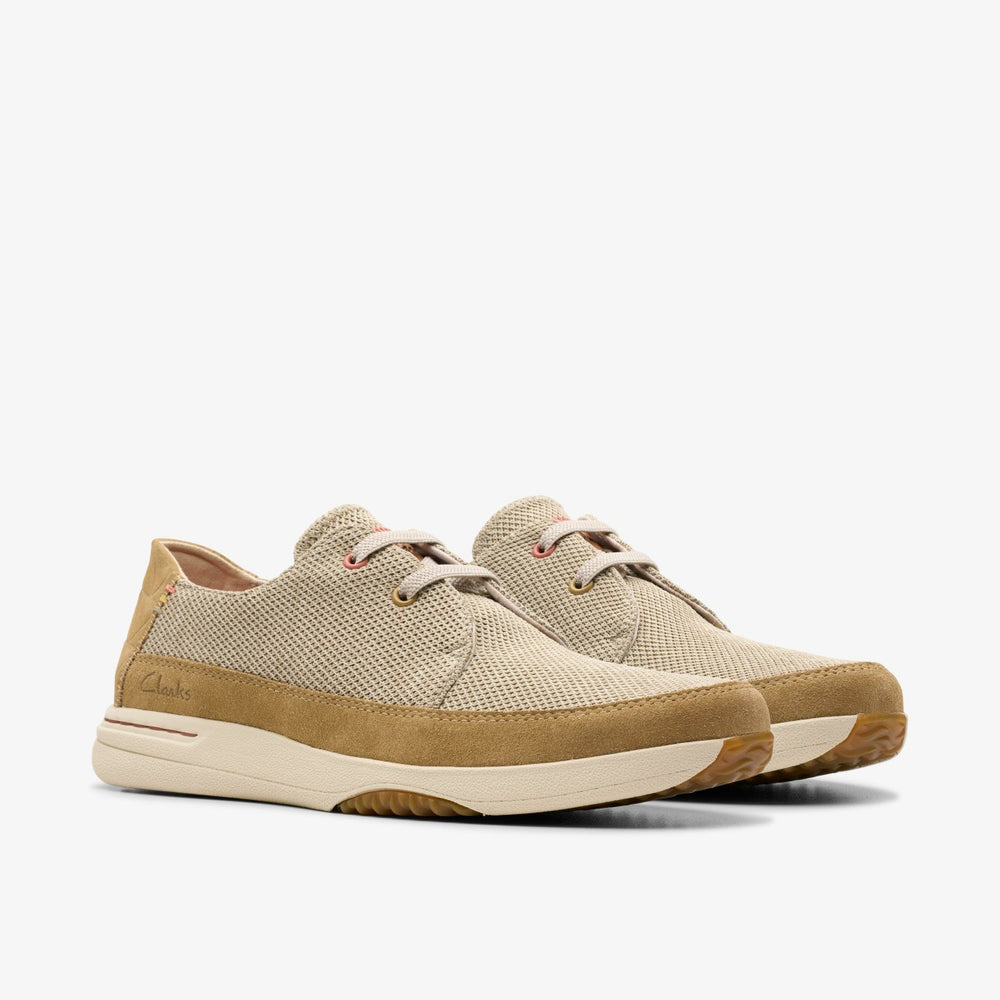 Easeway Lace Sand Combination | Clarks on Sale - Men