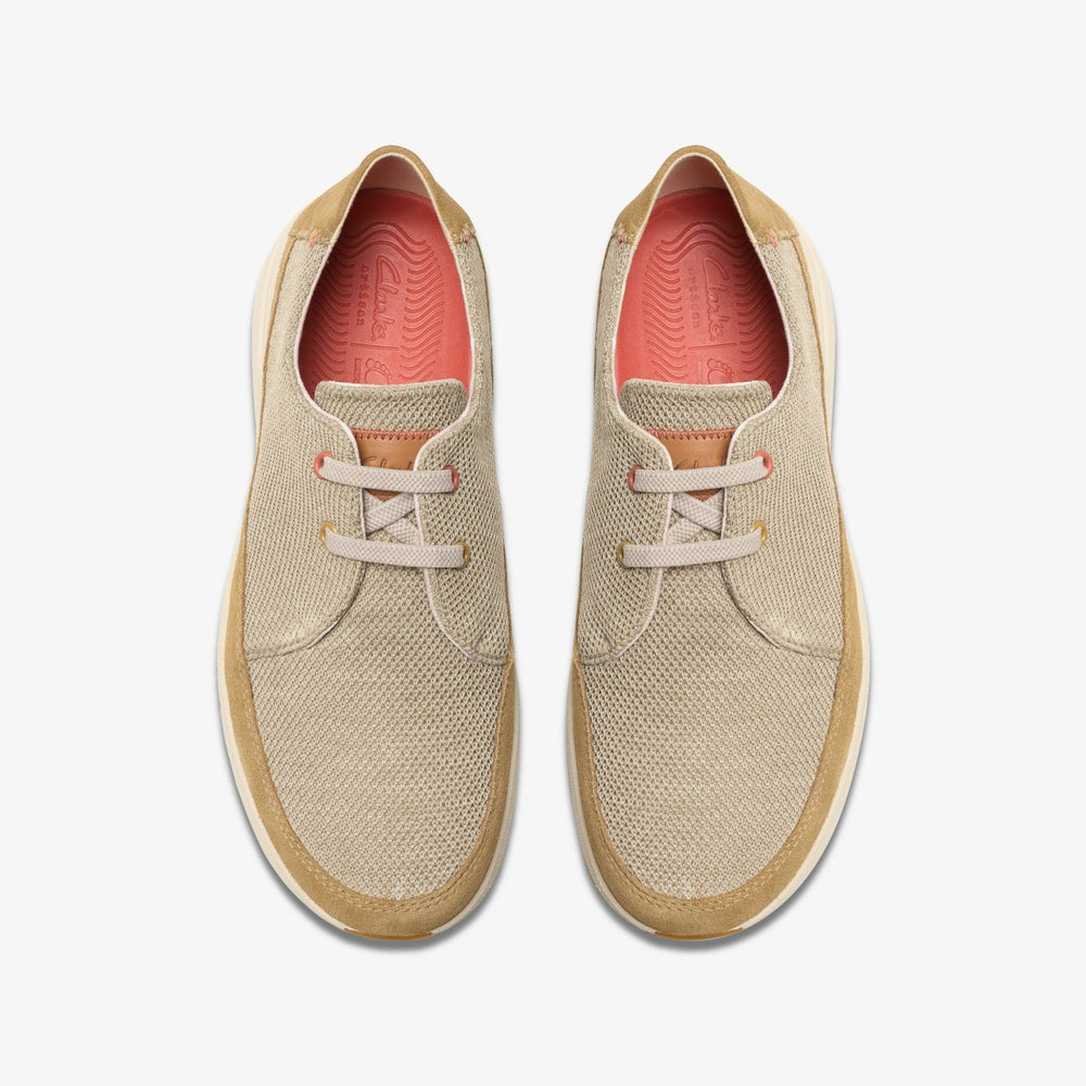 Easeway Lace Sand Combination | Clarks on Sale - Men
