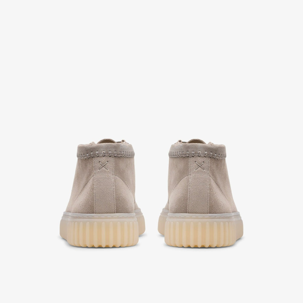 Torhill Hi Light Grey Suede | Clarks discount - Men