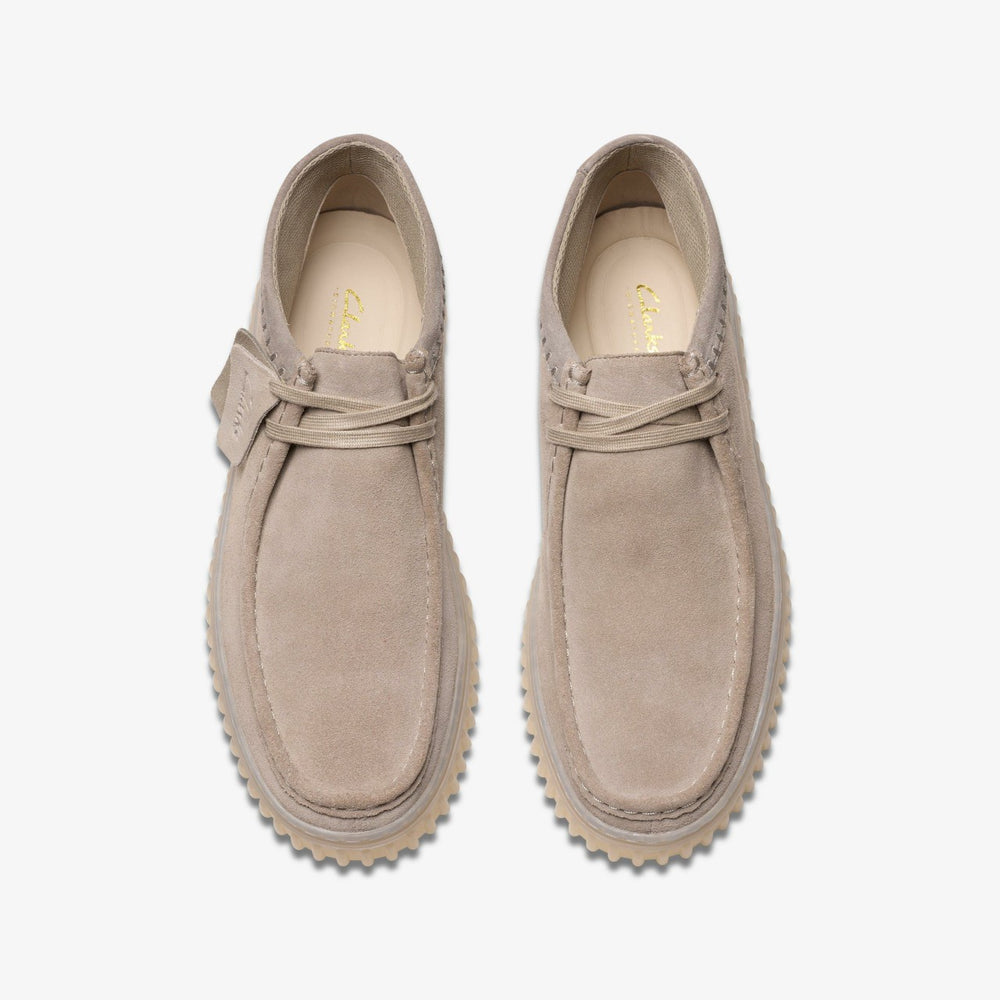 Torhill Hi Light Grey Suede | Clarks discount - Men