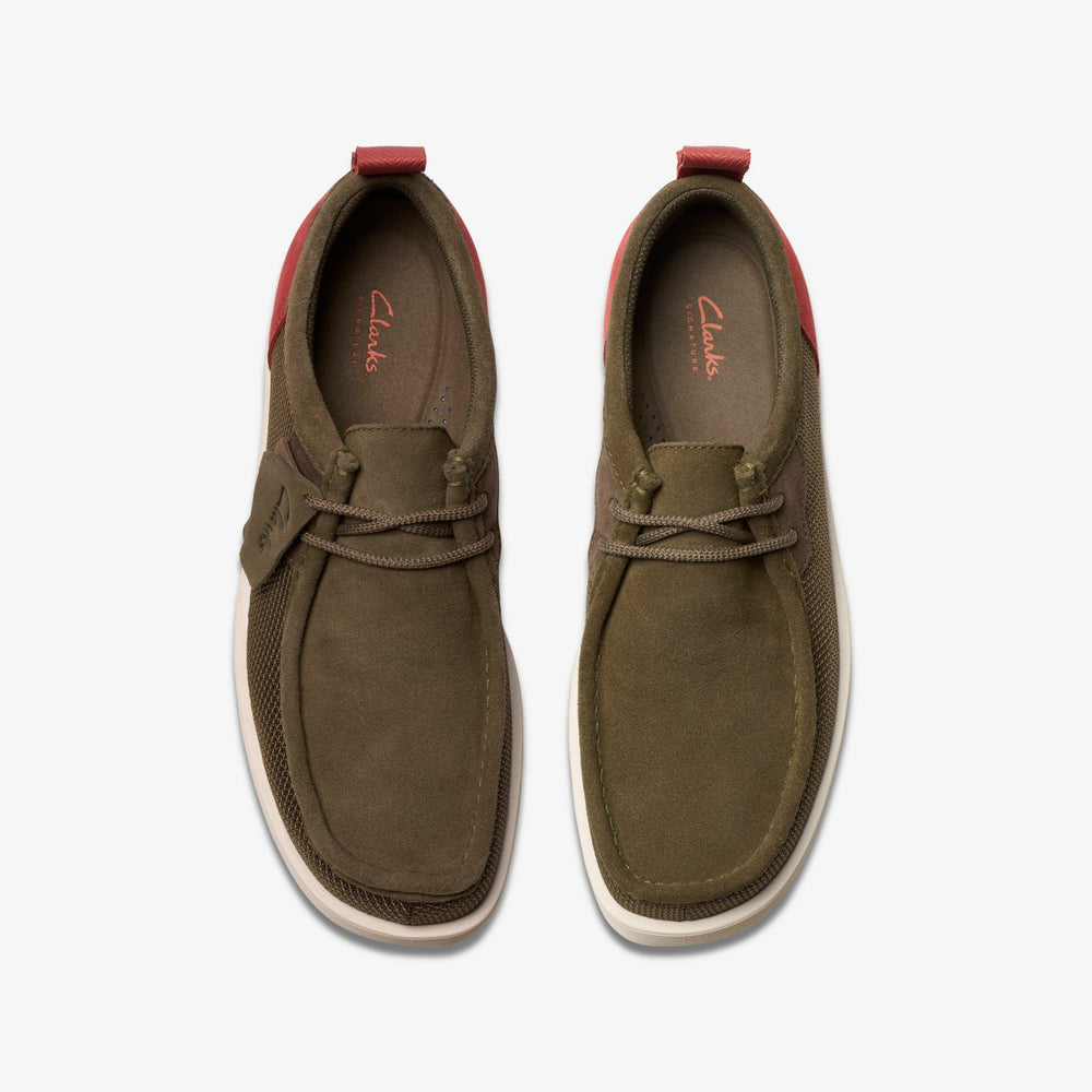 Wallabee FTR 2 Lo Olive Combination | Clarks on Sale - Men