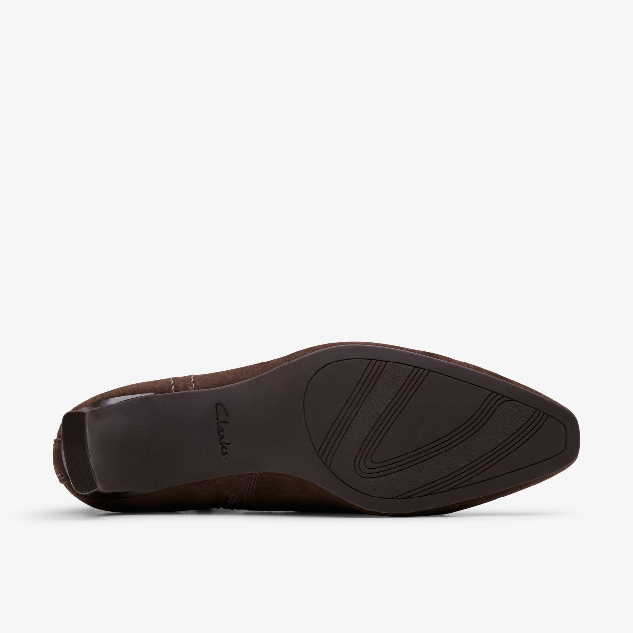 Edina Up Dark Brown Suede | Clarks online - Women
