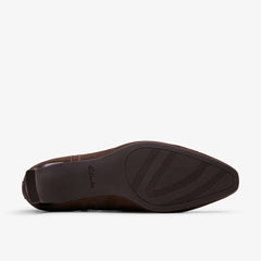 Edina Up Dark Brown Suede | Clarks online - Women
