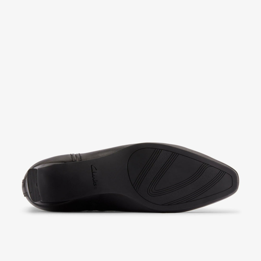 Edina Up Black Leather | Clarks online - Women