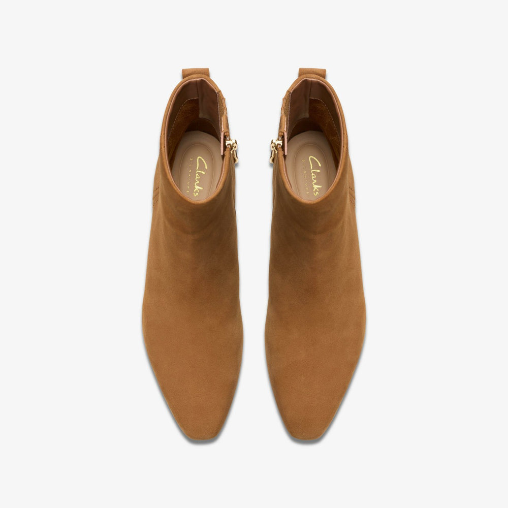 Edina Up Tan Suede | Clarks Sale - Women
