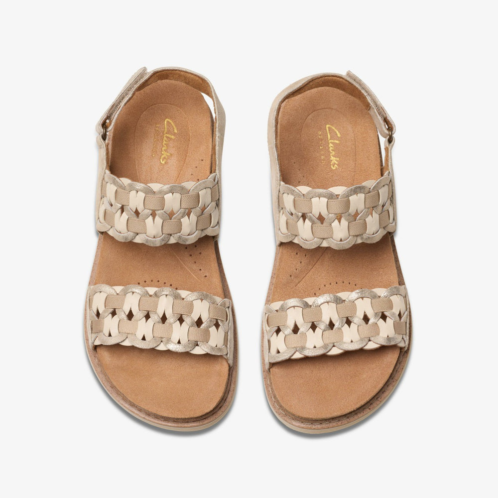 Arwell Glide Metallic Combination | Clarks outlet - Women