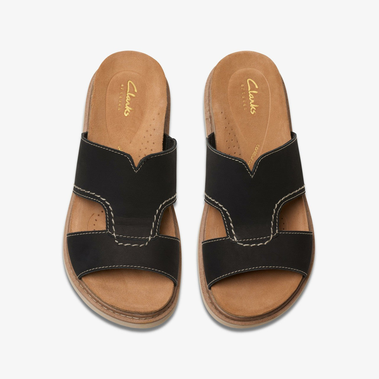 Arwell Walk Black Nubuck | Clarks on Sale - Women