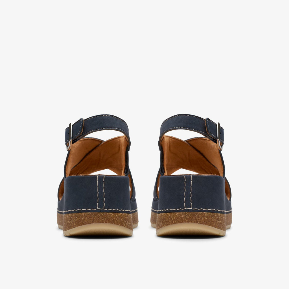 Kassanda Step Navy Nubuck | Clarks outlet - Women