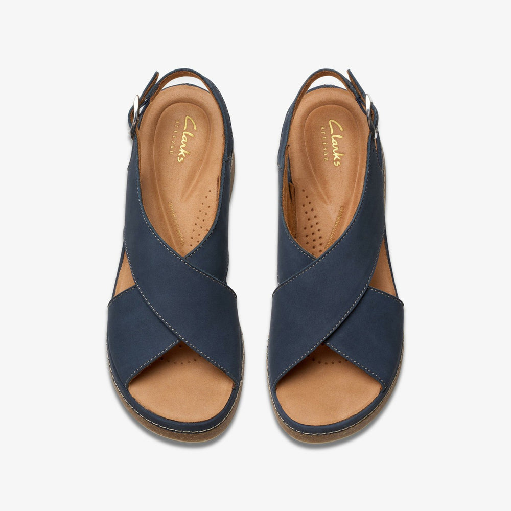 Kassanda Step Navy Nubuck | Clarks outlet - Women