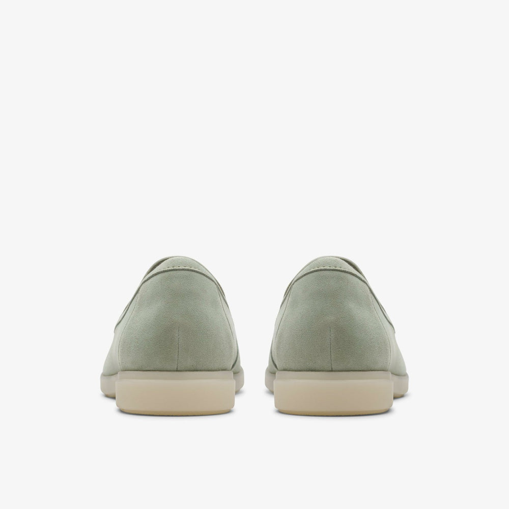 Narini Edge Light Green Suede | Clarks Sale - Women