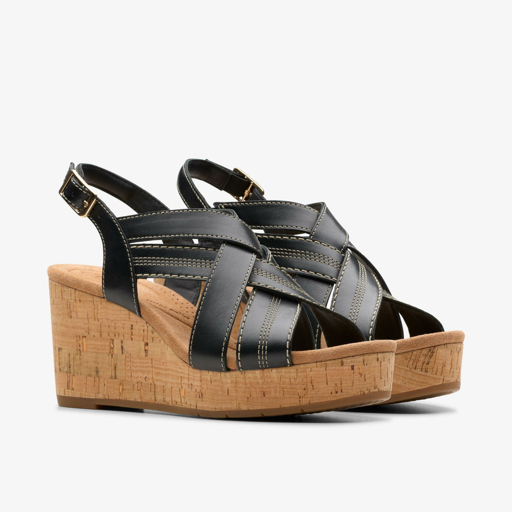 Sabina Sling Black / Black | Clarks discount - Women