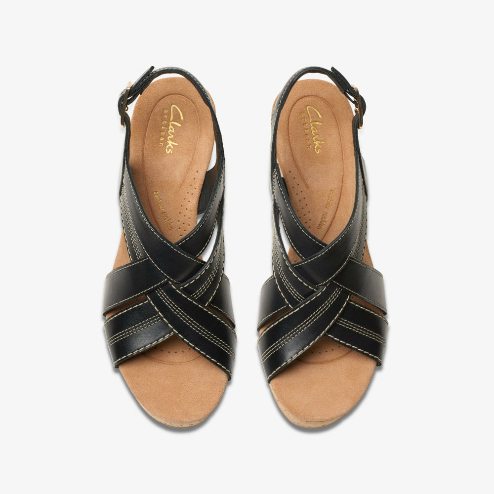 Sabina Sling Black / Black | Clarks discount - Women