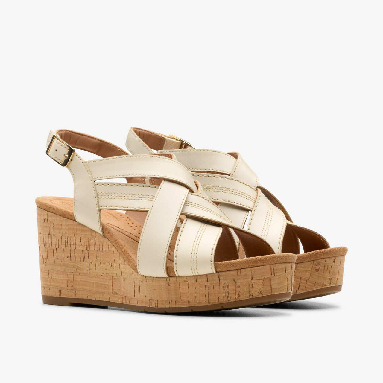 Sabina Sling Cream Leather | Clarks online - Women