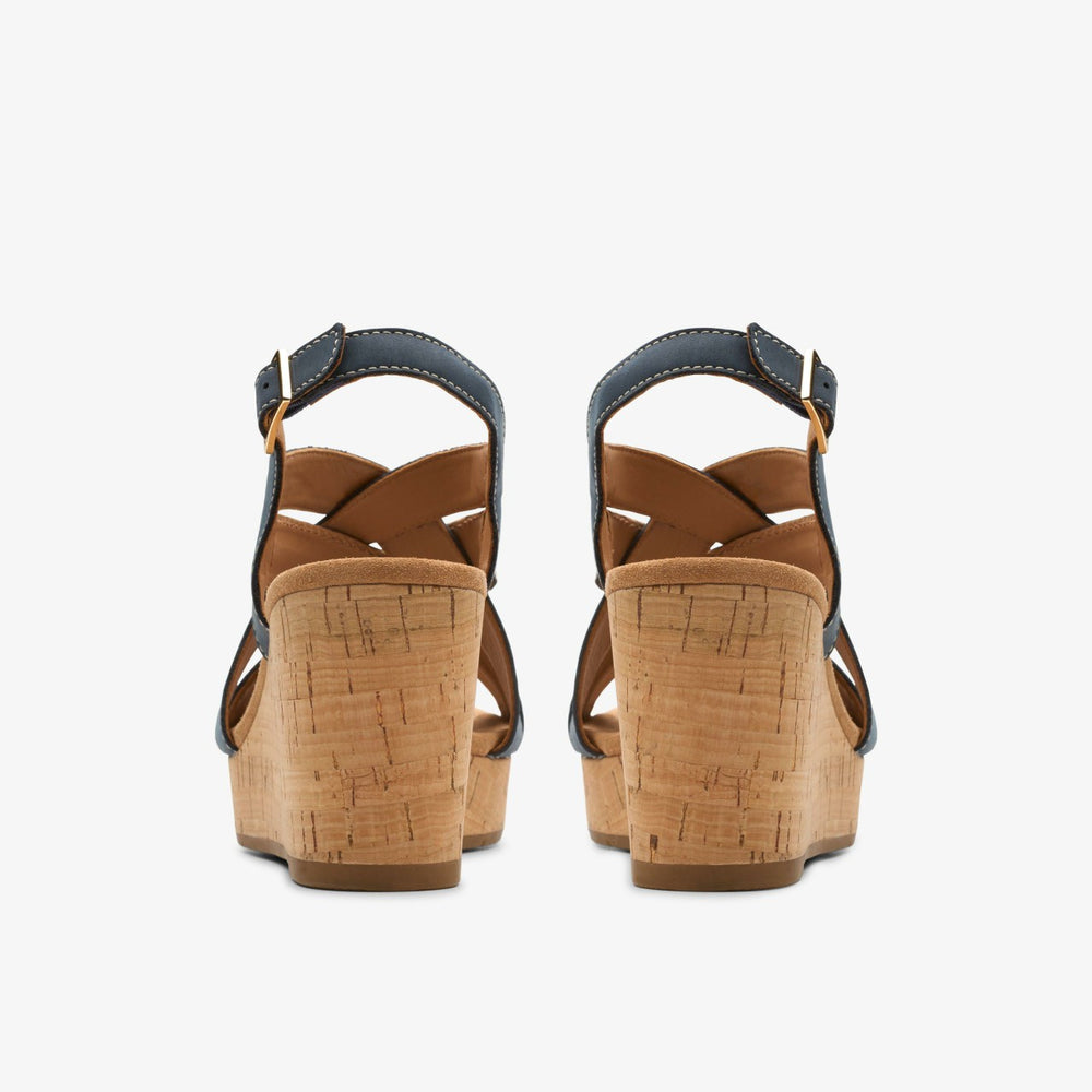 Sabina Sling Navy Nubuck | Clarks online - Women