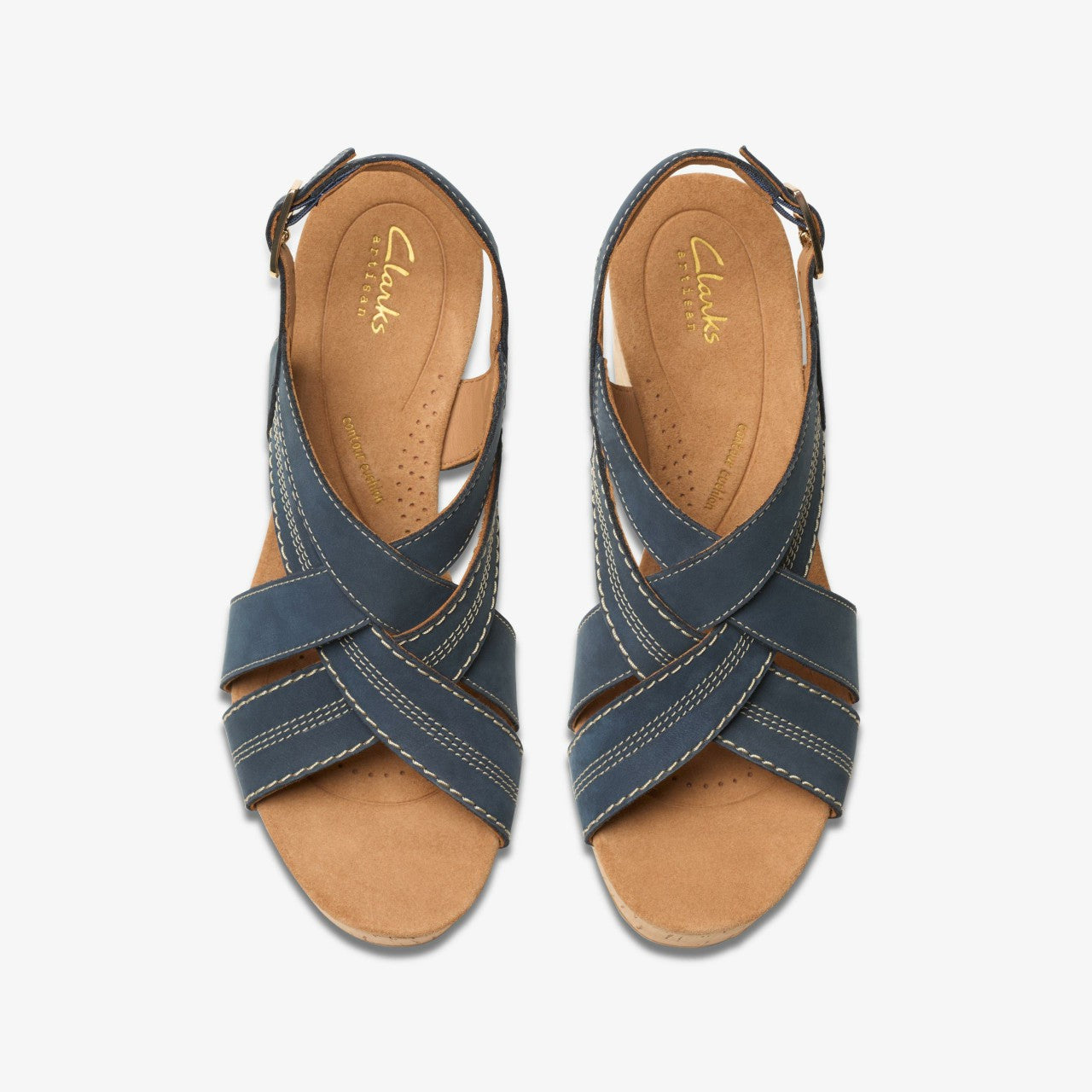 Sabina Sling Navy Nubuck | Clarks online - Women