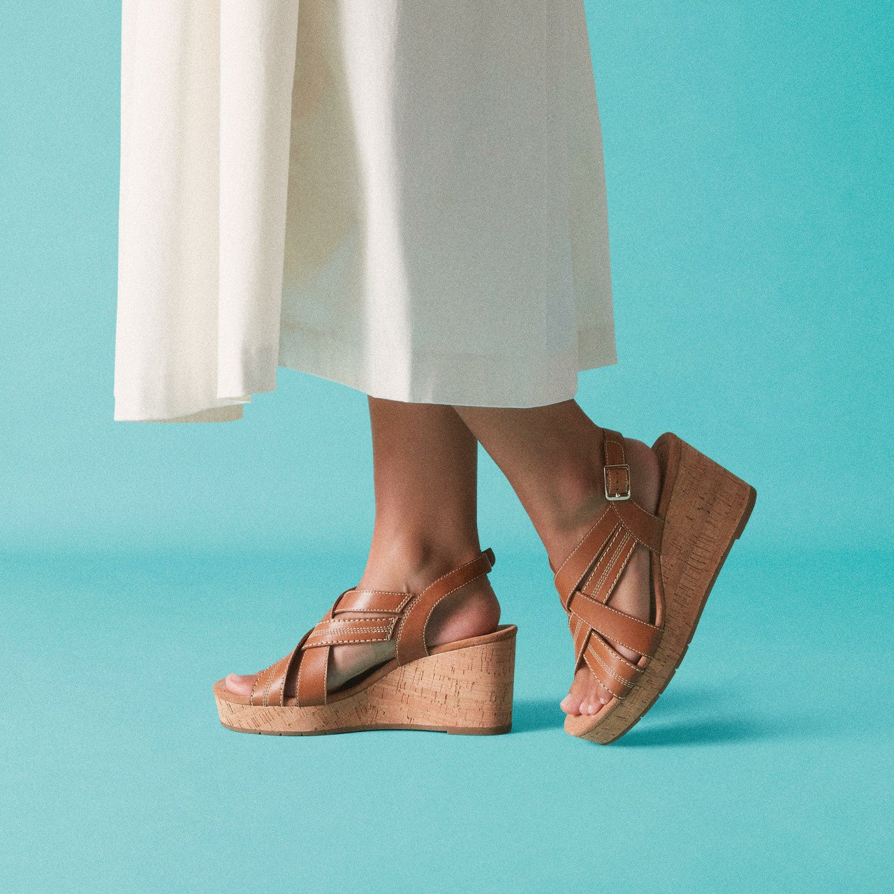 Sabina Sling Tan Leather | Clarks on Sale - Women