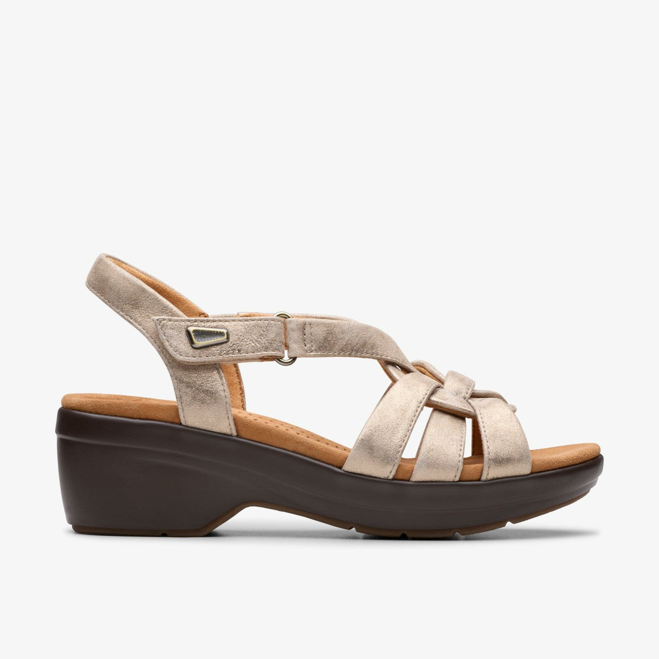Tuleah Cross Metallic Leather | Clarks outlet - Women