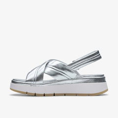 Tuscan Cross Silver Leather | Clarks online - Women