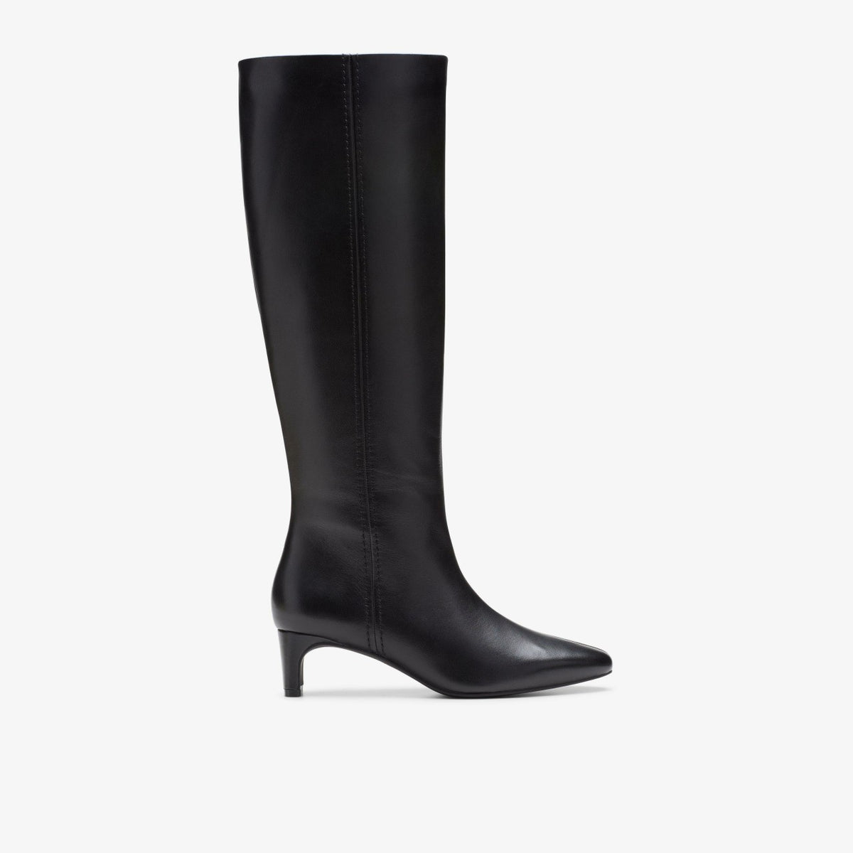 Edina Tall Black Leather | Clarks on Sale - Women