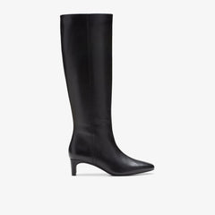 Edina Tall Black Leather | Clarks on Sale - Women