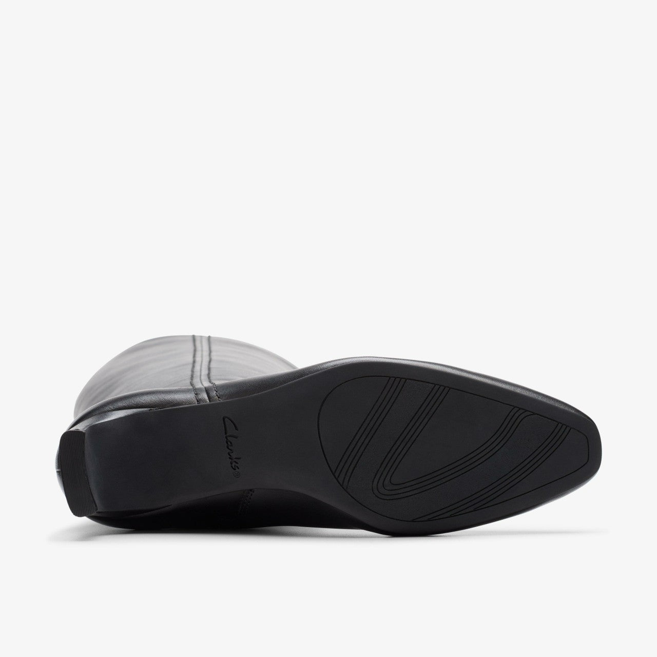 Edina Tall Black Leather | Clarks on Sale - Women