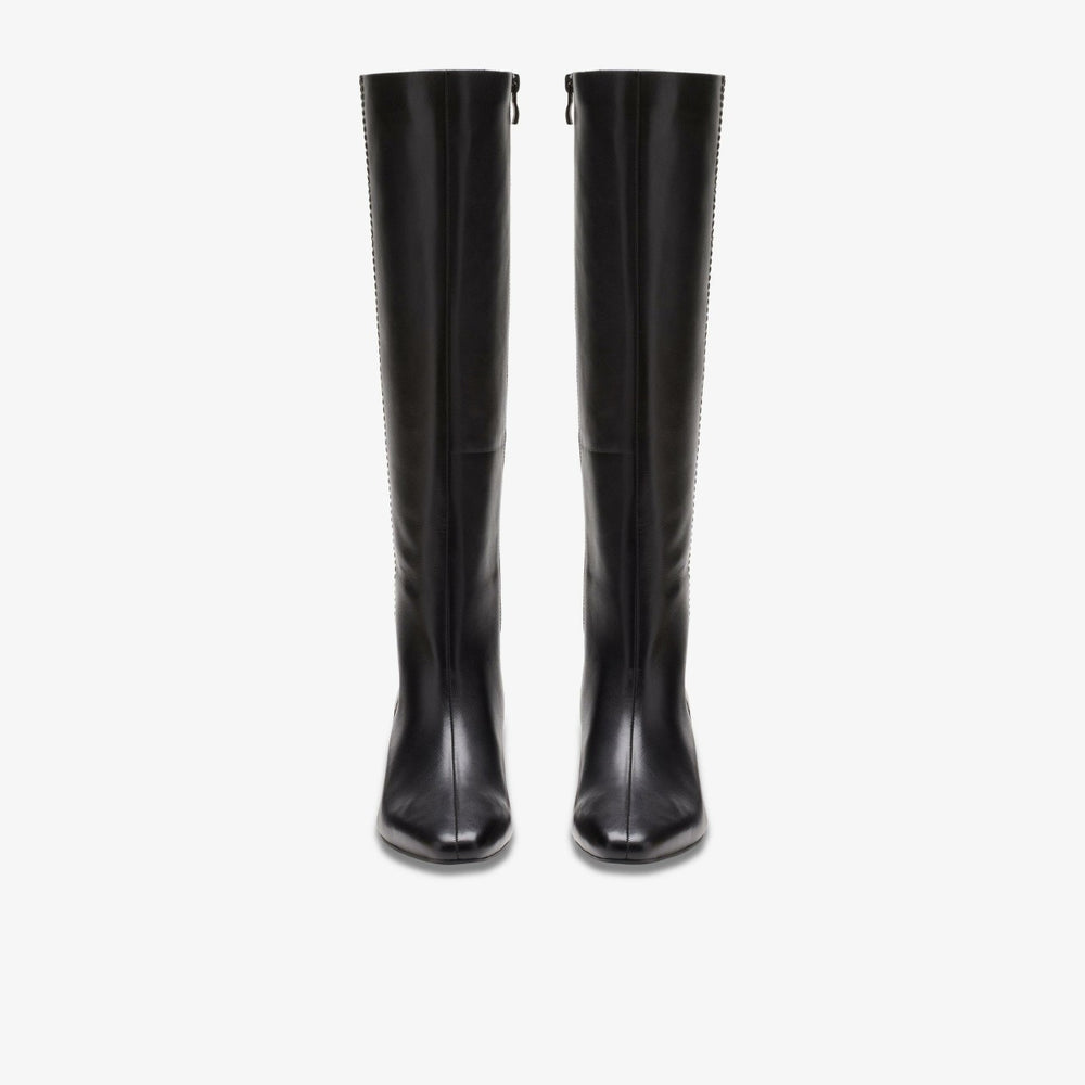 Edina Tall Black Leather | Clarks on Sale - Women