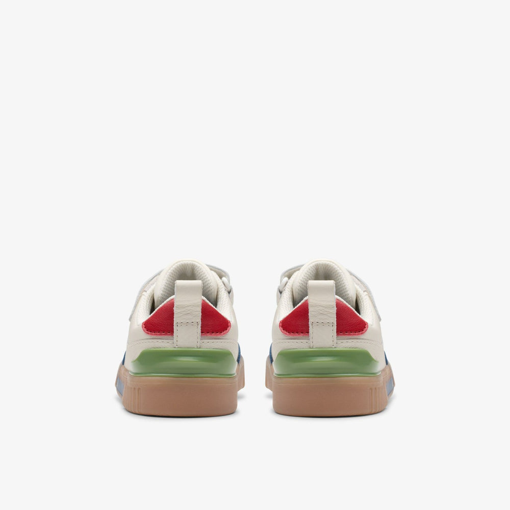 Oslo Vibe Kid White / Blue | Clarks for sale - Kids
