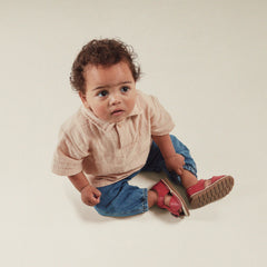 Playsun Toddler Red Leather | Clarks on Sale - Kids