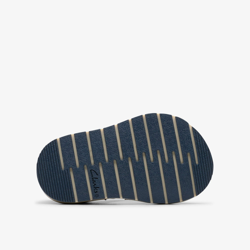 Playsun Toddler Navy Leather | Clarks outlet - Babies / Kids