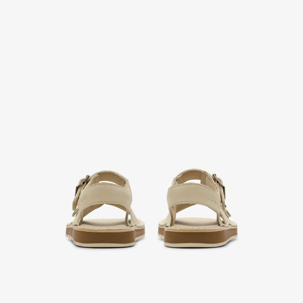 Playsun Kid Off White Leather | Clarks for sale - Kids