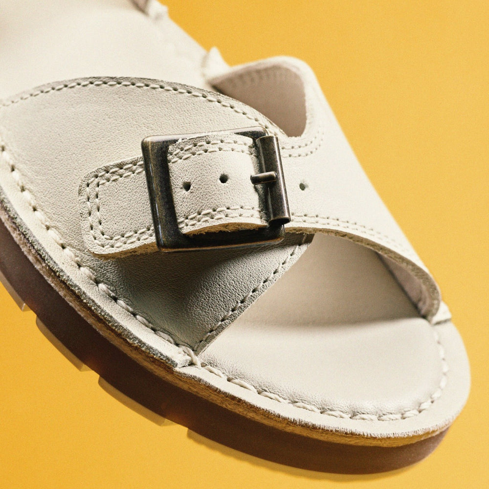 Playsun Kid Off White Leather | Clarks for sale - Kids