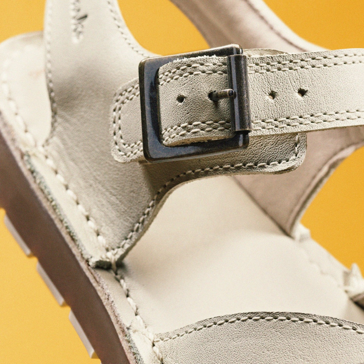 Playsun Kid Off White Leather | Clarks for sale - Kids