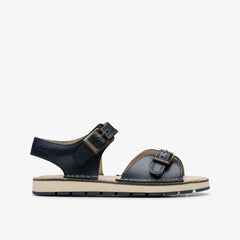 Playsun Kid Navy Leather | Clarks Sale - Kids