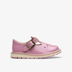 Joyful Skip Toddler Pink Patent | Clarks online - Kids