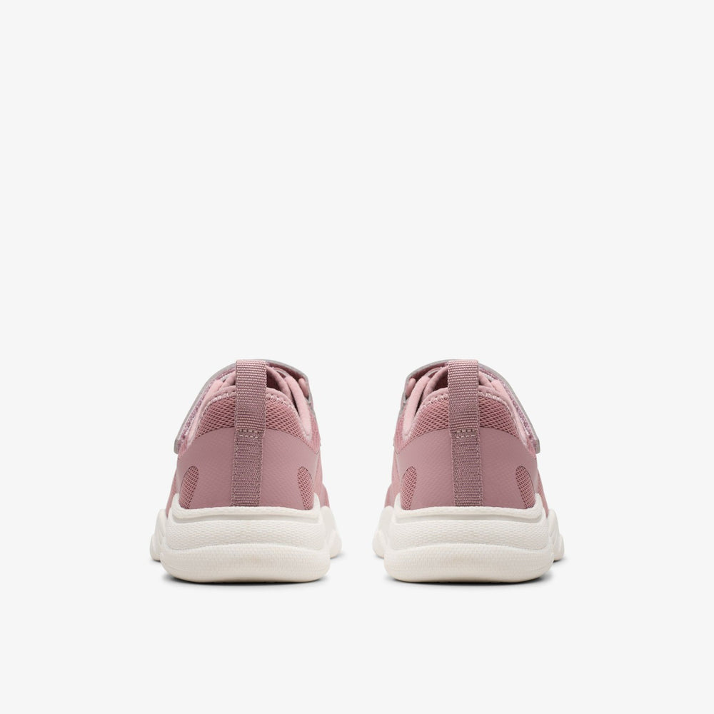 Feather Ath Kid Dusty Pink | Clarks for sale - Kids