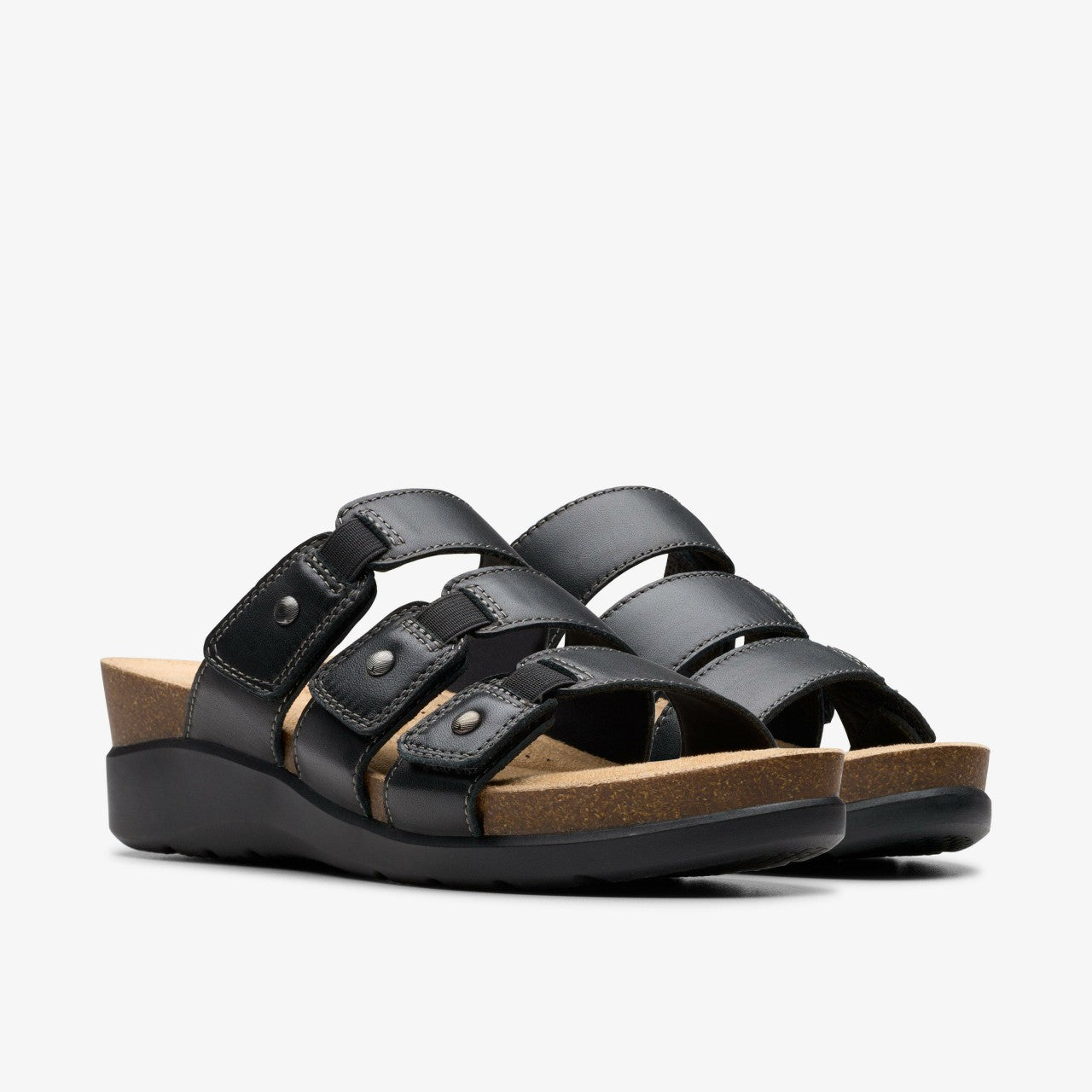 Calenne Lily Black Leather | Clarks outlet - Women