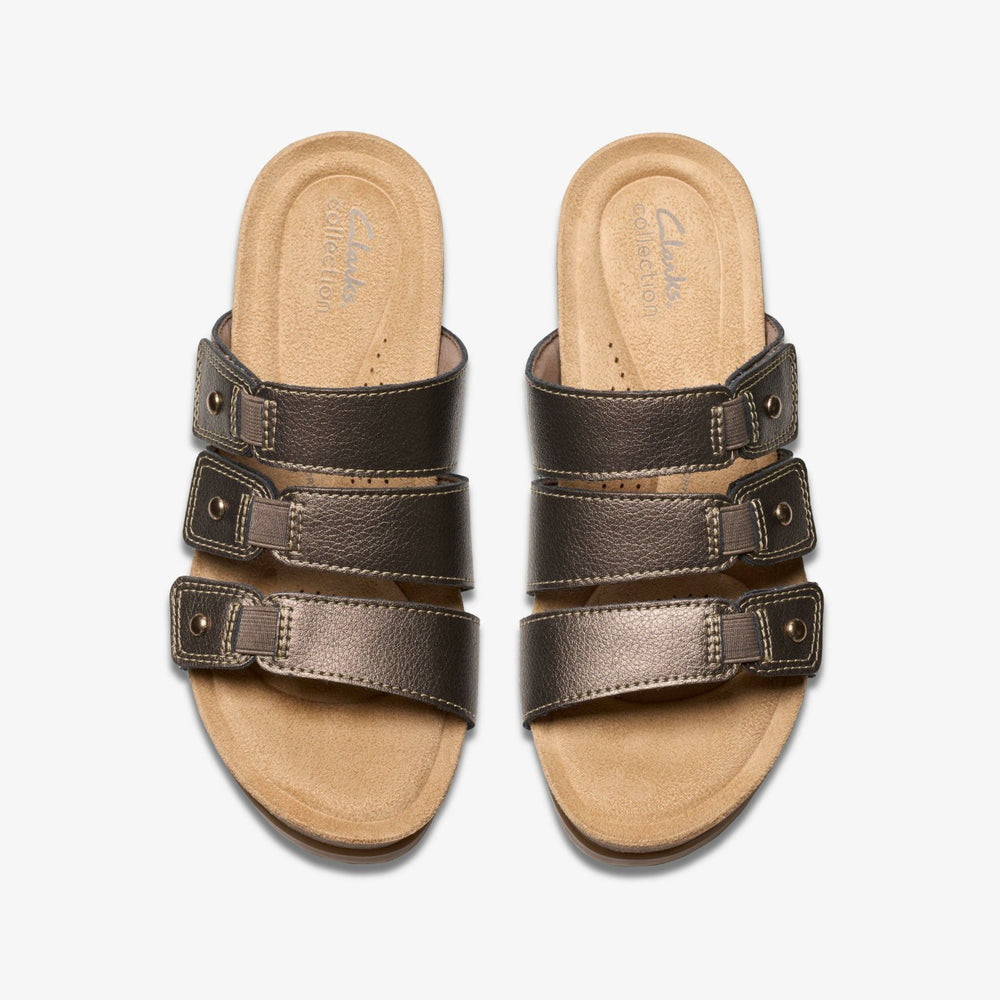 Calenne Lily Bronze Metallic | Clarks for sale - Women